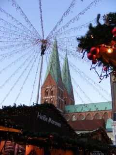 St. Marien Church as seen from Rathaus Square 