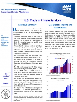 Report on “U.S. Trade in Private Services.”