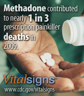 Methadone contributed to nearly 1 in 3 prescription painkiller deaths in 2009.