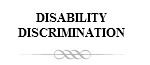 Disability Discrimination