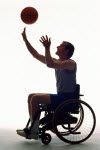 Wheelchair basketball player