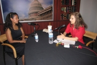 Dr. Karina Edmonds, the Department's Technology Transfer Director, speaks with Joan Michelson of Green Connections Radio about women in STEM last July. This week she is receiving a Career Achievement Award from Women of Color Magazine.