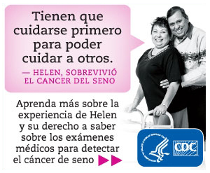 Afiche: Aprenda más sobre el cáncer de mama (o de seno) con la historia de Helen 