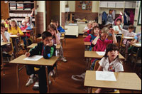 Students in a classroom