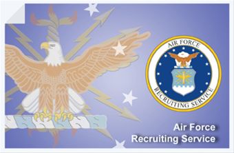 Air Force Recruiting Service web banner