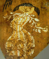 Plant deity from a wall painting in Northern Arizona.