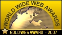 World Wide Web Awards Gold Award logo