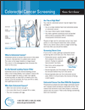 Colorectal Cancer Screening fact sheet