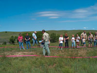 Picture of pollinator garden event.