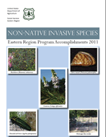 Non-Native Invasive Species: Eastern Region Program Accomplishments 2011 cover page.