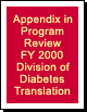 Thumbnail for Appendix in Program Review FY 2000 Division of Diabetes Translation