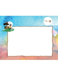 Eagle Books Sky Watercolor Stationery