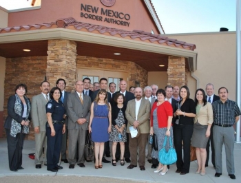 Assistant Secretary Camuñez is joined by public and private stakeholders after recognizing the New Mexico Border Authority for their efforts to support the local community. 