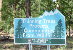 White Mtn Sign