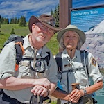 A Volunteer at Mount Rainier National Park.