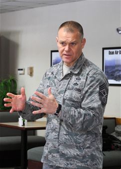 CMSAF visits Osan Air Base