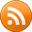 RSS button with direct link to RSS Feed