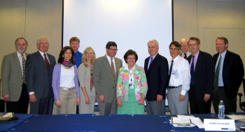 FESAC members with Acting  Deputy Secretary Rebecca Blank