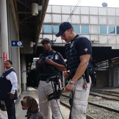 Photo: Did you know that our K-9 dogs undergo an 11-week training program at Auburn University or the TSA facility? They are trained to recognize odors to help detect any threats. http://amtrk.us/2gjw