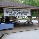 Photo: HARTWELL, Ga. – Families, scout groups, Corps of Engineers employees, members of the Lake Hartwell Association, and others from the Hartwell Lake community celebrated National Public Lands Day, Sept. 29, 2012 with a volunteer appreciation picnic at Big Oaks Recreation Area. The picnic marked the end of a month-long cleanup campaign at Hartwell Lake, where 175 volunteers helped pick up trash around shorelines, coves and recreation areas. National Public Lands Day is the nation's largest, single-day volunteer event for public lands. Several local businesses, marinas and organizations contributed to the volunteer appreciation picnic, including the Anderson County Safe Kids Coalition and the Greenville Humane Society. USACE photo.