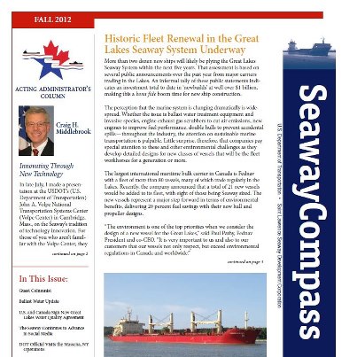 Photo: New to you! The latest edition of the Seaway Compass is available at http://bit.ly/QnQ2TP! Read on for the latest and greatest.