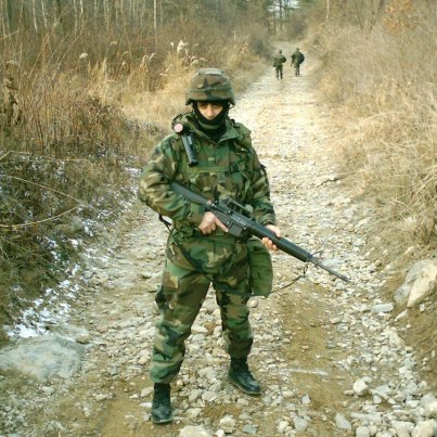 Photo: Photo of the day: Elie Kachouh served in the U.S. Army from 2003-2007. He’s pictured training in South Korea. Thank you for your service, Elie!