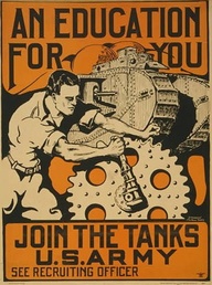 Tank poster- U.S. Army recruiting