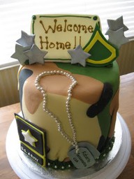 Welcome home cake