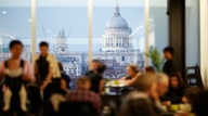 Diners in the Level 7 Restaurant at Tate Modern