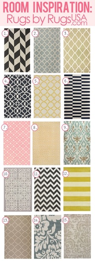 The Busy Budgeting Mama: Room Inspiration - Rugs by RugsUSA.com : My Favorites!