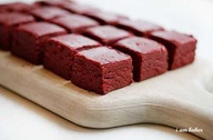 Red velvet fudge