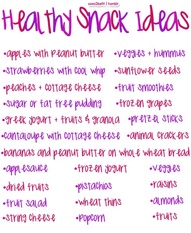 Snack Ideas