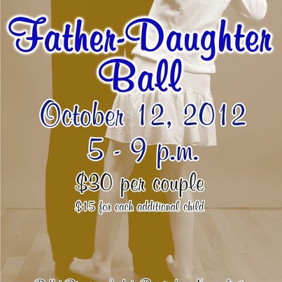 Photo: The Father-Daughter Ball is Oct. 12 from 5 to 9 p.m. at the Fort Bragg Club. The cost is $30 a couple and $15 for each additional child. Tickets are available at Leisure Travel Services in the Mini Mall.