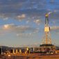 Drill rig west of Casper, Wyoming.