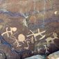 Rock art in Wyoming.