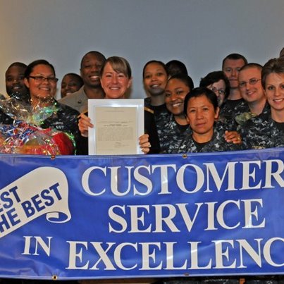 Photo: The Laboratory Department was named the “Best of the Best” at the National Customer Service Week award ceremony Oct. 1.