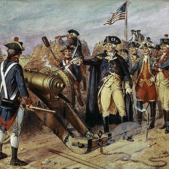 Photo: Today in Army History: October 9, 1781 - General George Washington commenced the bombardment of Lord Cornwallis's encircled British forces at Yorktown, Virginia. For eight days Lord Cornwallis endured heavy bombardment, and eventually had no choice but to surrender the battle and over 7,000 troops. It was considered that Washington had achieved the impossible with victory at Yorktown.