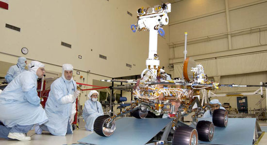 JPL employees at work