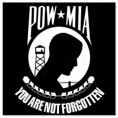 Photo: On National POW/MIA Recognition Day, the men and women of DFAS pause to remember the service members who remain unaccounted for and those who gave up their freedom to protect ours. We also honor the families and loved ones of those who endured the hardships of war and who await those who have not yet returned from the battlefield. We will never forget your sacrifice! <http://www.dtic.mil/dpmo/>