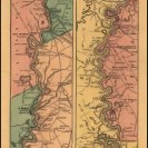 Photo: Lloyd’s Map of the Mississippi River from Cairo to its mouth.   Created by F.W. Brooks, circa 1862.   Call number:  G4042.M5.1862.B7.   Courtesy of the Library of Congress:  Geography & Map Division.