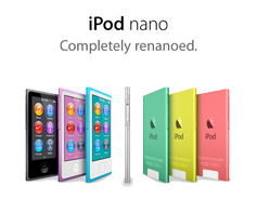 iPod nano. Completely renanoed.