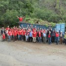 Photo: More than 50 volunteers and BLM staff participated in an ivy bash at Luffenholtz County Park in Arcata on NPLD. The event was organized to prevent weeds like ivy from spreading to the nearby California Coastal National Monument.