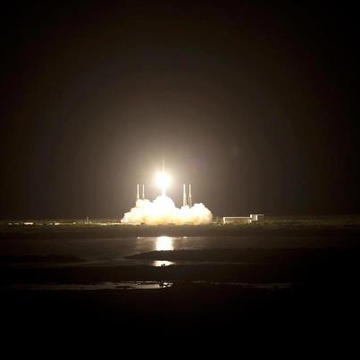 Photo: A Falcon 9 rocket cuts its way through the clouds over Space Launch Complex 40 on Cape Canaveral Air Force Station in Florida carrying a Dragon capsule to orbit on Sunday [October 7, 2012]. Space Exploration Technologies Corp., or SpaceX, built both the rocket and capsule for NASA's first Commercial Resupply Services, or CRS-1, mission to the International Space Station. SpaceX CRS-1 is an important step toward making America’s microgravity research program self-sufficient by providing a way to deliver and return significant amounts of cargo, including science experiments, to and from the orbiting laboratory. NASA has contracted for 12 commercial resupply flights from SpaceX and eight from the Orbital Sciences Corp. For more information, visit http://www.nasa.gov/mission_pages/station/living/launch/index.html. Photo credit: NASA/Glenn Benson