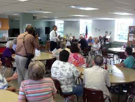 Rep. Barletta speaks to senior citizens in Nanticoke, Luzerne County