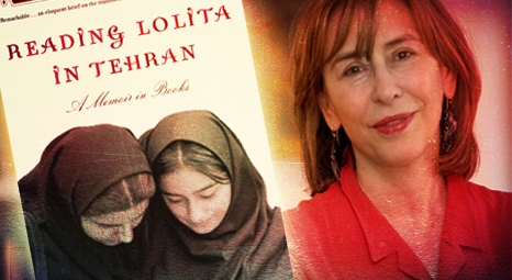 Azar Nafisi and book cover