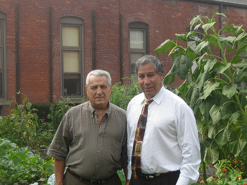 MRP Under Secretary Edward Avalos with Bob Pellegrino, Director of Marketing, Connecticut Department of Agriculture at the Billings Forge Farmers Market, Hartford, CT.”