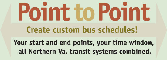 Your DIY Transit Schedule -- Point to Point Schedules
