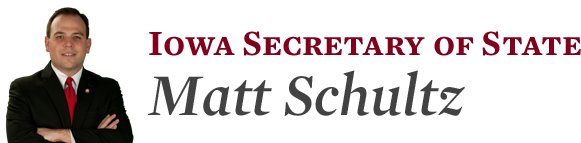 Iowa Secretary of State - Matt Schultz