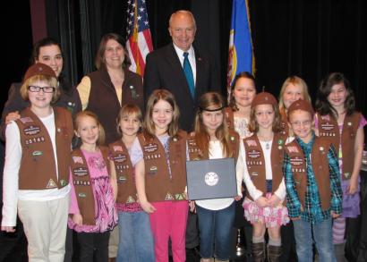 John Kline Honors Pine Island 'Stars of the North'