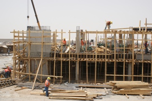 This was a new facility we're building at Kandahar Air Field to in and out-process the onslaught of people expected in the Kandahar area as the Coalition mission in Afghanistan ramps up